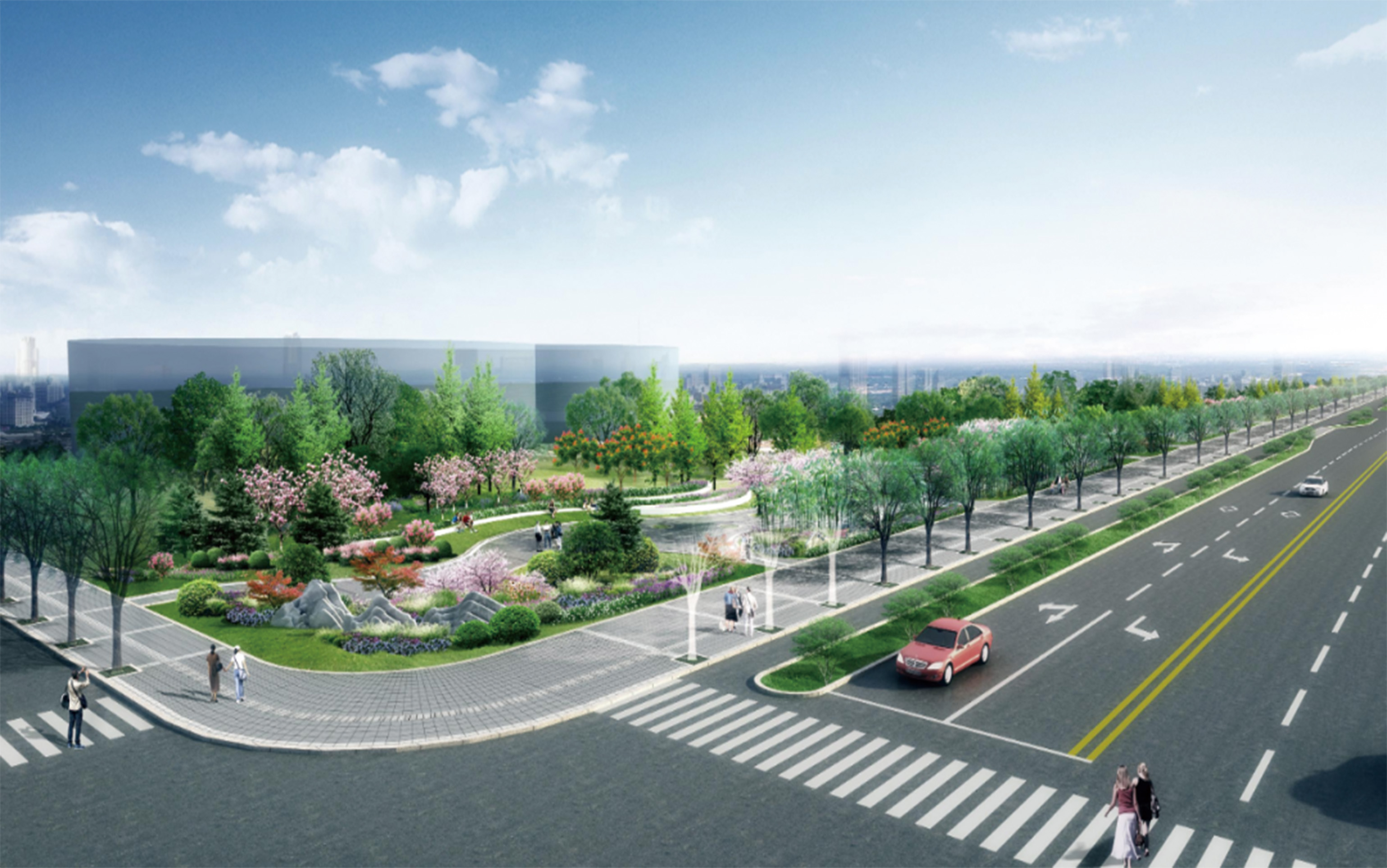 鄠邑区城区主要道路及环境景观提升乐鱼-LEYU官方网站